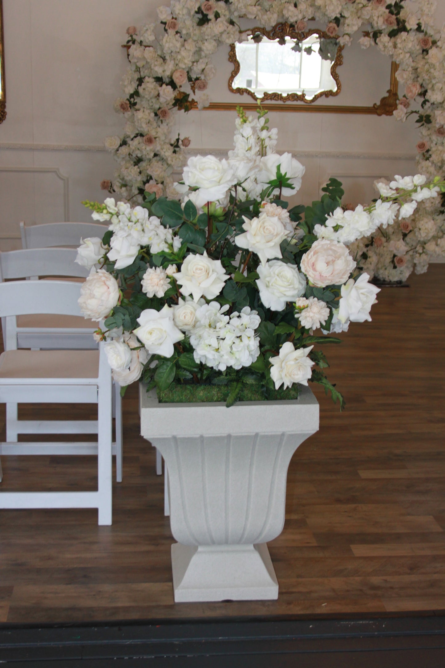 The Garden  Floral Urns
