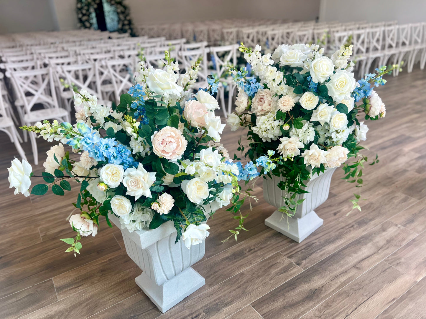 The Garden  Floral Urns