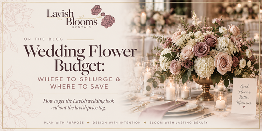 Wedding Flower Budget: Where to splurge and where to save